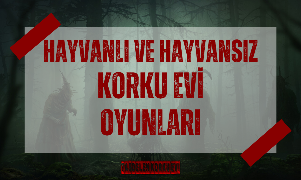 Hayvanlı ve Hayvansız Korku Evi Oyunu Hayvanlı ve Hayvansız Korku Evi Oyunu